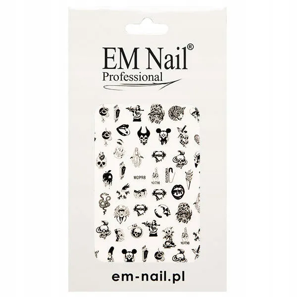 Em Nail Naklejki Do Paznokci Samoprzylepne Halloween WG998