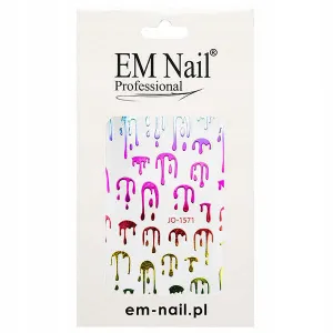 Em Nail Naklejki Do Paznokci Samoprzylepne Colorful JO-1571