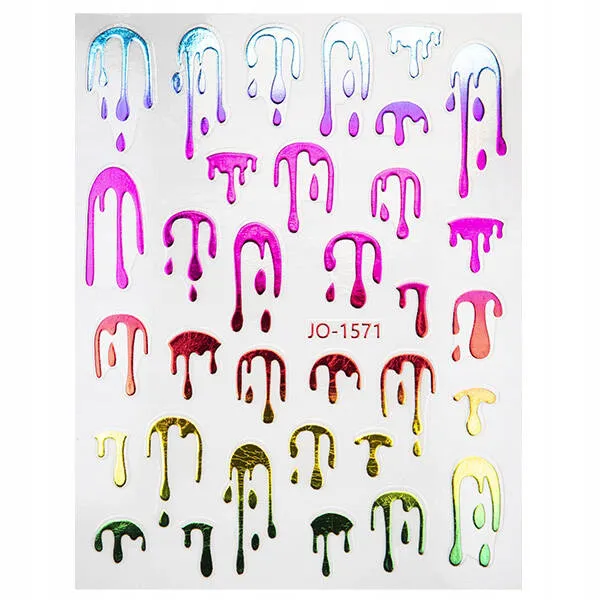 Em Nail Naklejki Do Paznokci Samoprzylepne Colorful JO-1571