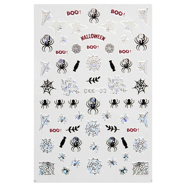 Em Nail Naklejki Do Paznokci Samoprzylepne Halloween CKK-03
