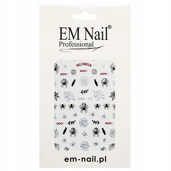 Em Nail Naklejki Do Paznokci Samoprzylepne Halloween CKK-03