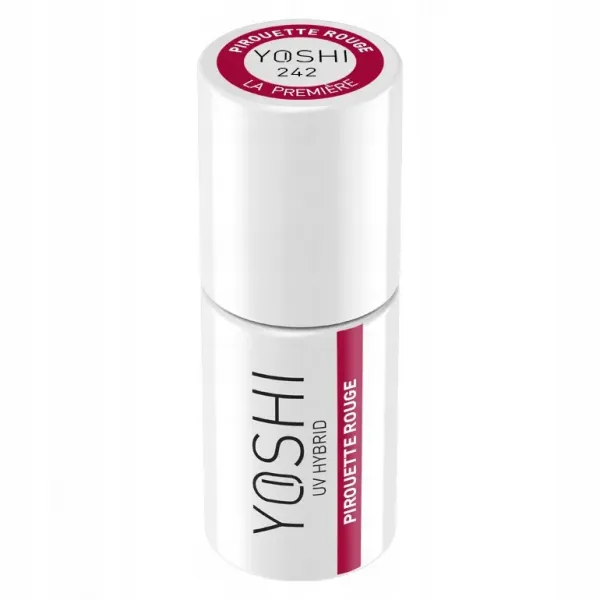 Yoshi Lakier Hybrydowy La Premiere 242 Pirouette Rouge 6 ml