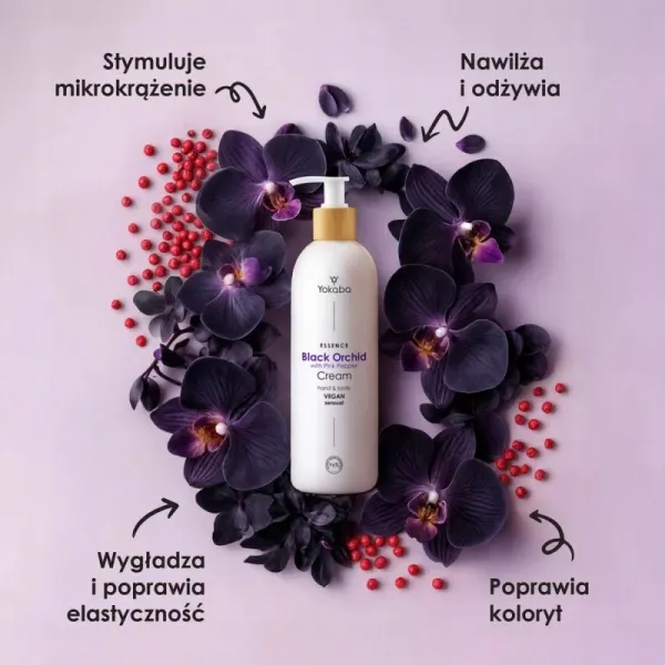 Yokaba Black Orchid With Pink Pepper Krem Do Rąk i Ciała 240 ml