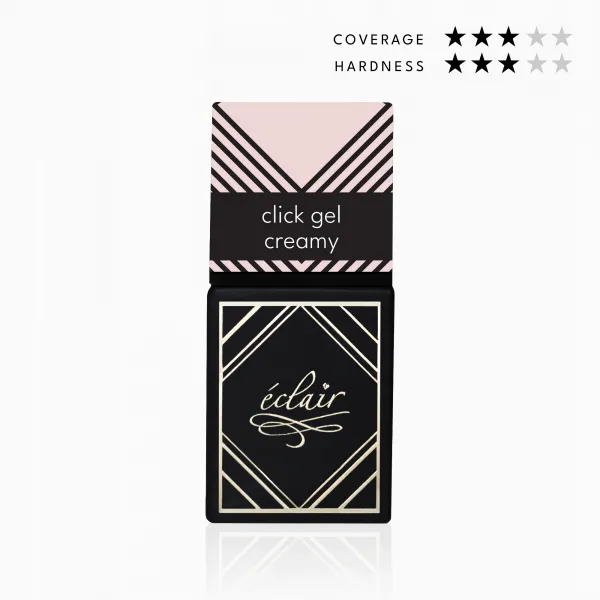 Eclair Click Gel CREAMY 14ml - żel do paznokci w butelce