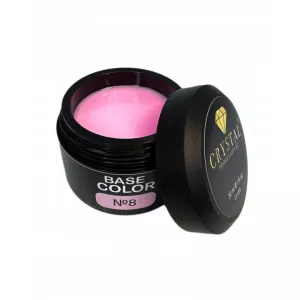 Lakier hybrydowy baza kolorowa CRYSTAL PROFESSIONAL Base Color #8 15ml