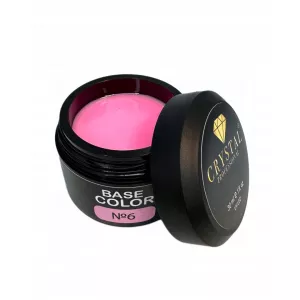 Lakier hybrydowy baza kolorowa CRYSTAL PROFESSIONAL Base Color #6 15ml