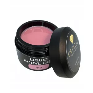 Żel do paznokci Liquid Acryl Gel 9 CRYSTAL PROFESSIONAL 30ml zel budujacy