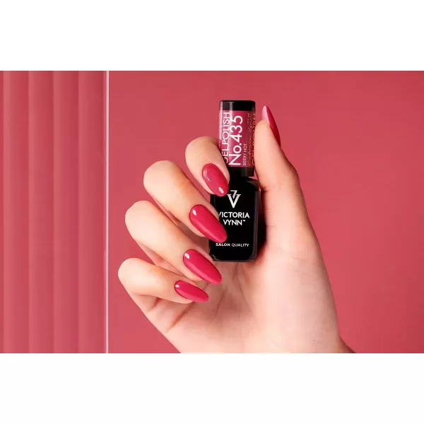 Victoria Vynn lakier hybrydowy do paznokci 435 Berry Hot 8 ml
