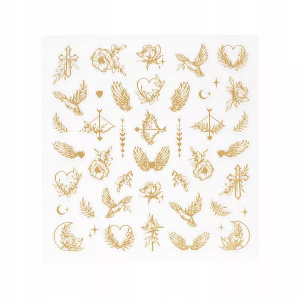 Naklejki na paznokcie QUICK ART 02 medium VV