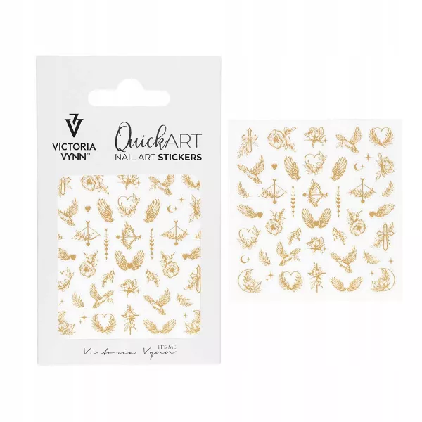 Naklejki na paznokcie QUICK ART 02 medium VV