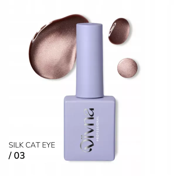 Divna Lakier Hybrydowy Silk Cat Eye 03 9 ml