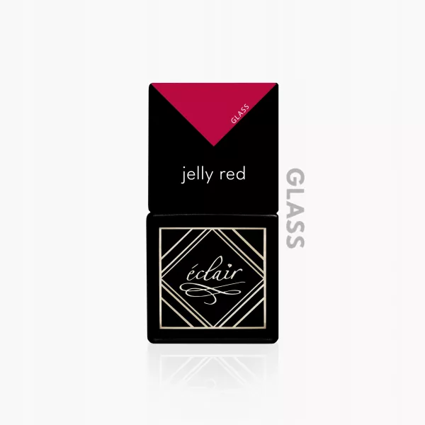 Eclair Nails JELLY RED - lakier hybrydowy 7ml
