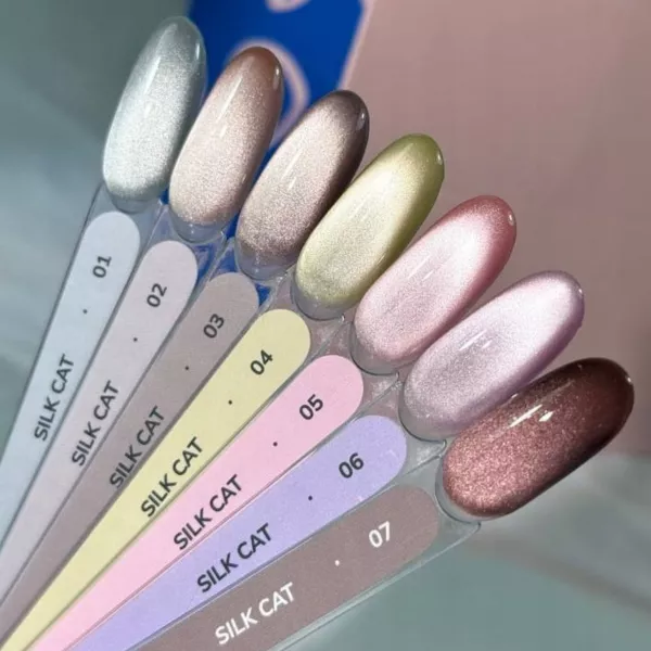 Divna Lakier Hybrydowy Silk Cat Eye 01 9 ml