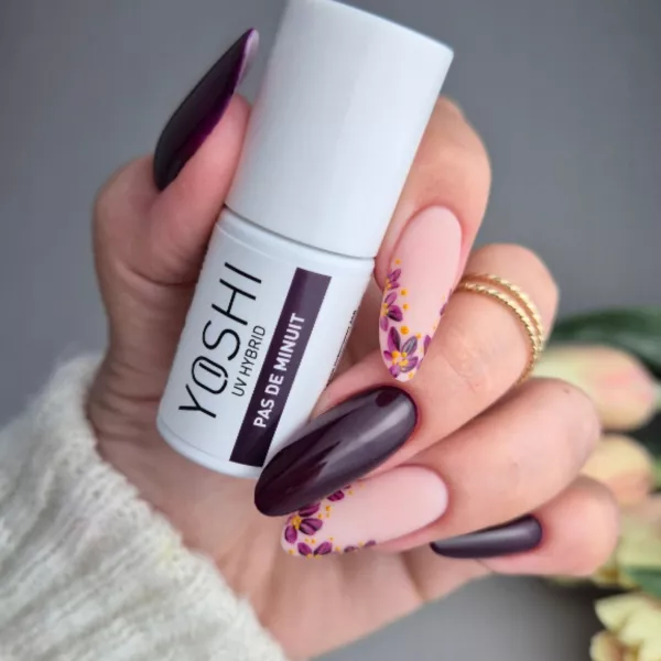 Yoshi Lakier Hybrydowy 248 Pas de Minuit 6ml–TPO-free fiolet z nutą granatu