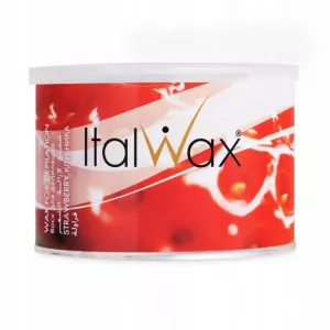 Wosk Do Depilacji Miękki W Puszce 400ml Truskawka Italwax