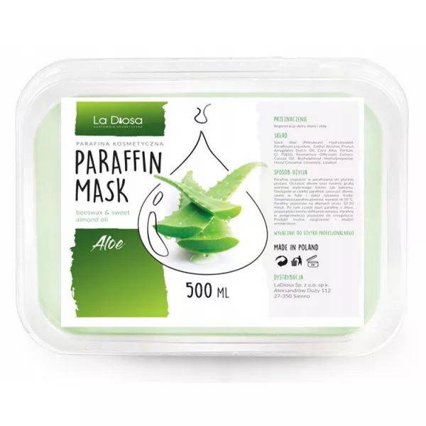 PARAFINA Kosmetyczna do stóp dłoni 500ml Aloesowa Isabellenails