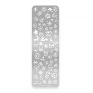 Blaszka Do Stempli Świąteczna STN-N02