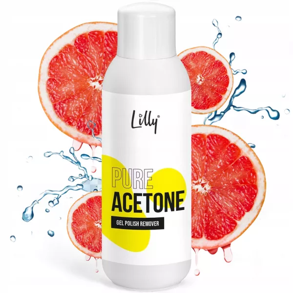 Lilly Pure Acetone 500 ml aceton kosmetyczny grejpfrutowy