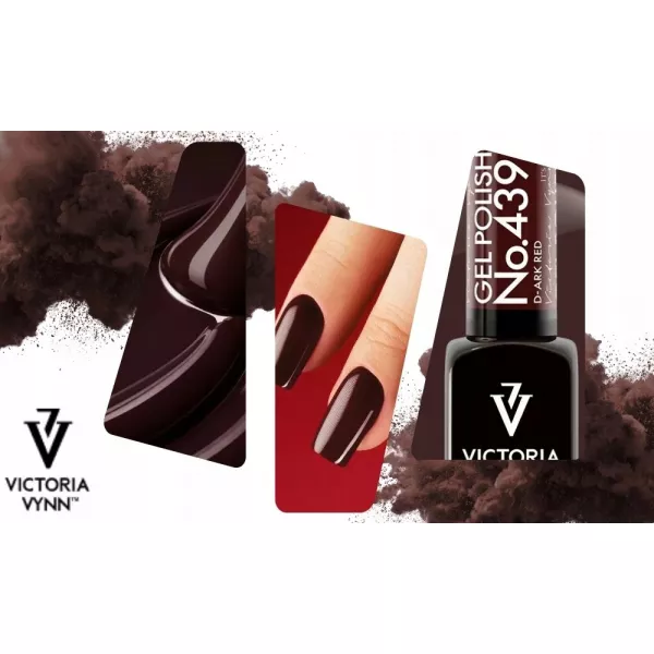 Victoria Vynn Lakier Hybrydowy 439 D-Ark Red 8 ml