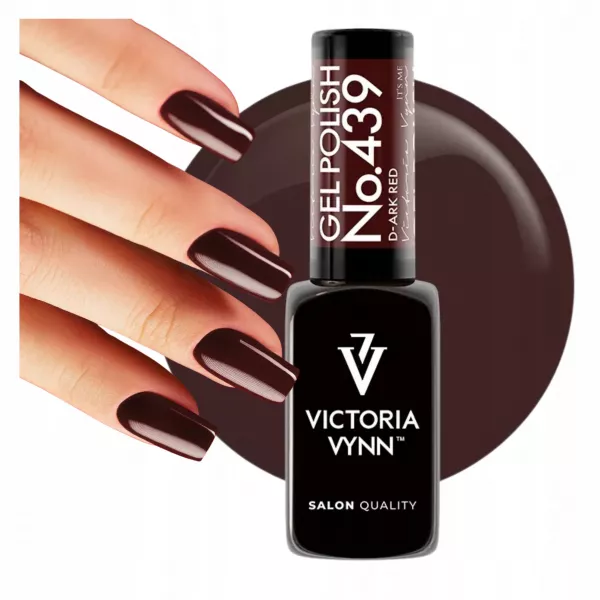 Victoria Vynn Lakier Hybrydowy 439 D-Ark Red 8 ml