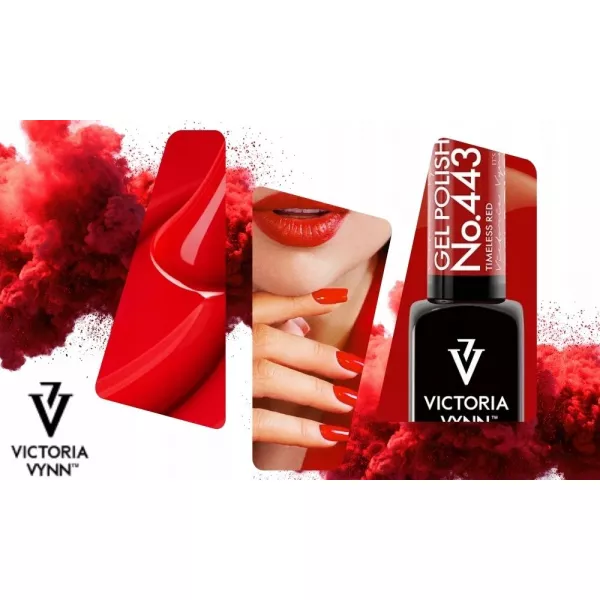 Victoria Vynn Lakier Hybrydowy 443 Timeless Red 8 ml
