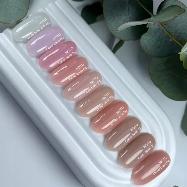 Nails Of The Day Cover Base Milk 01 10 ml