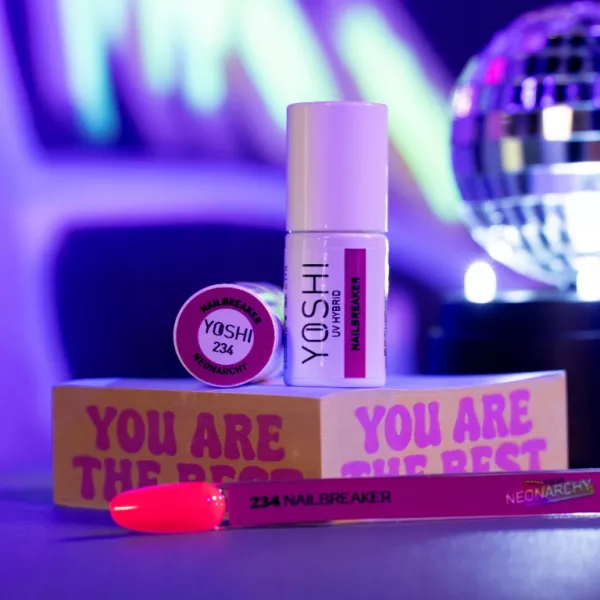 Yoshi Lakier Hybrydowy Neonarchy 234 Nailbreaker 6 ml
