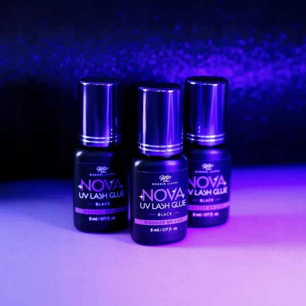 Klej do rzęs UV 5ml NOVA Wonder Lashes | bez TPO|do przedłużania rzęs LED
