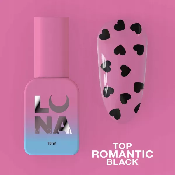 LunaMoon Top Romantic Black 13 ml