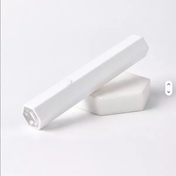 Mini lampa do paznokci UV LED latarka przenośna USB 3W biała