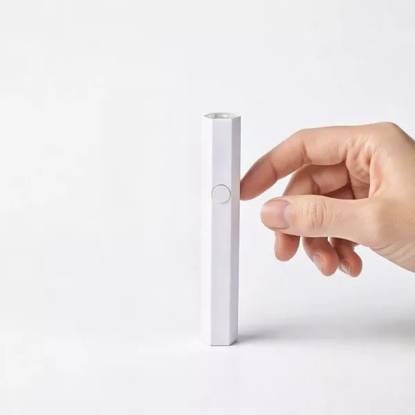 Mini lampa do paznokci UV LED latarka przenośna USB 3W biała