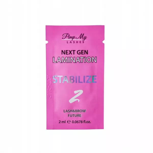 Pimp My Lashes Preparat Do Koreańskiej Laminacji Step 2 Stabilize 2 ml