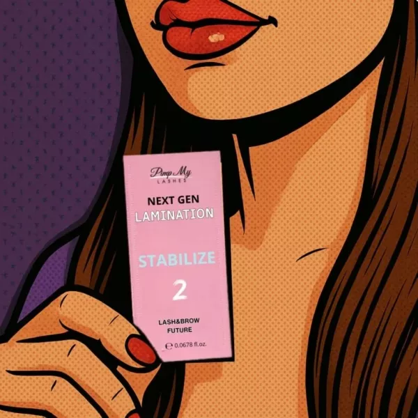 Pimp My Lashes Preparat Do Koreańskiej Laminacji Step 2 Stabilize 2 ml