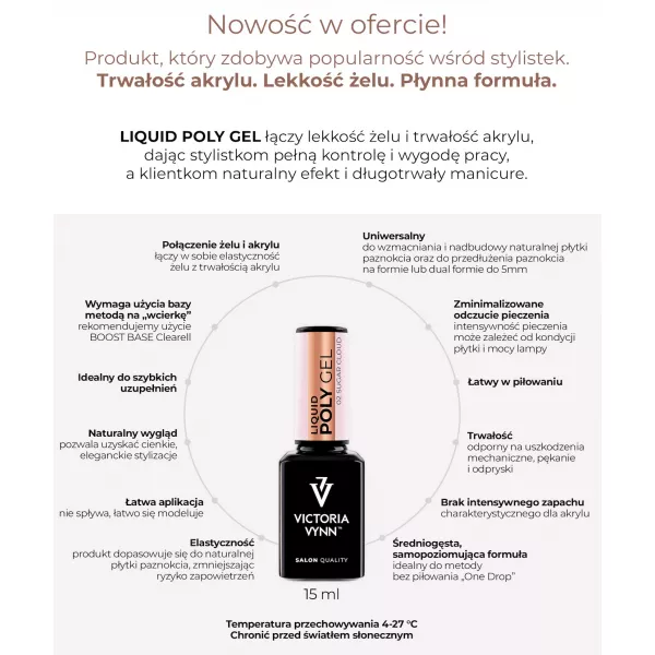 Victoria Vynn Liquid Poly Gel 04 Rose Air 15 ml