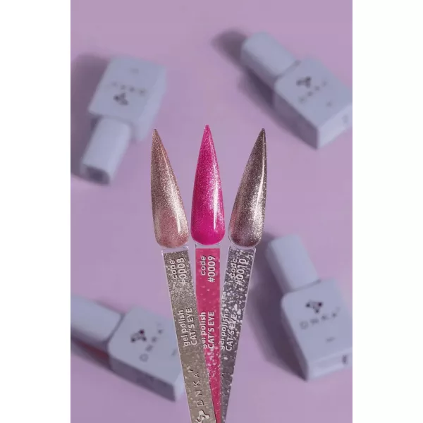 Dnka' Lakier Hybrydowy Color Code #0009 Cat Eye 12 ml