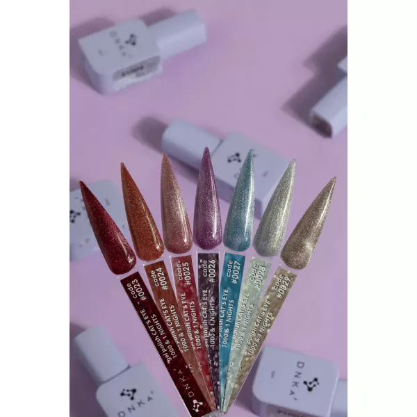 Dnka' Lakier Hybrydowy Cat Eye Color Code #0024 1000&1 Nights 12 ml