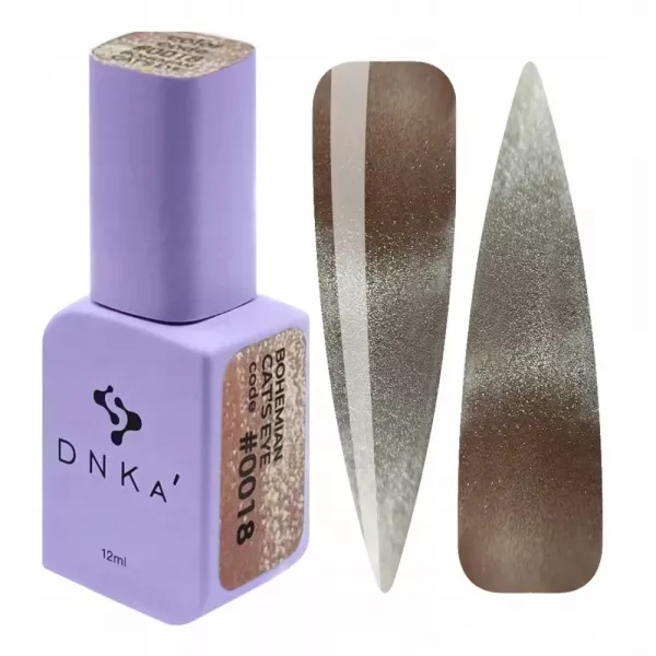 Dnka' Lakier Hybrydowy Color Code #0018 Bohemian Cat Eye 12 ml