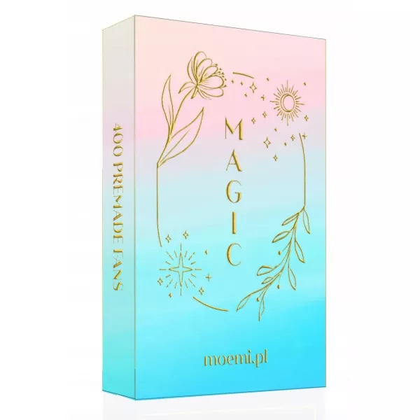 Moemi Magic Kępki Do Przedłużania Rzęs 6D C 0.07 mix 8-13 mm 400 szt