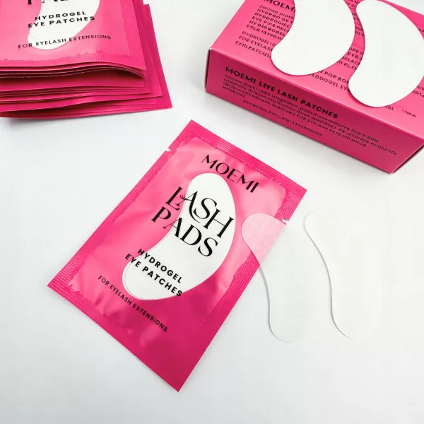 Moemi Płatki Pod Oczy Hydrożelowe Różowe 50 par/100 szt