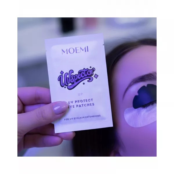 Moemi Płatki Na Powiekę Hydrożelowe UVspector Czarne UV 50 par/100 szt