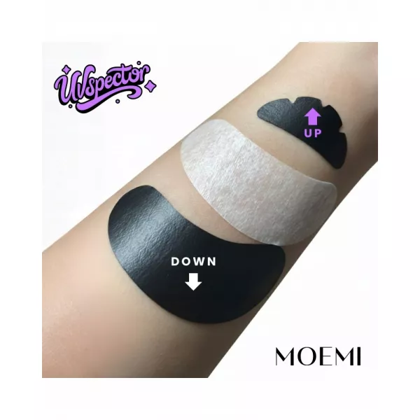 Moemi Płatki Na Powiekę Hydrożelowe UVspector Czarne UV 50 par/100 szt