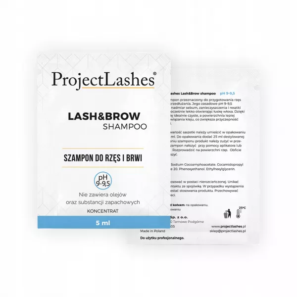 ProjectLashes Szampon Do Rzęs Koncentrat pH 9-9,5 5 ml