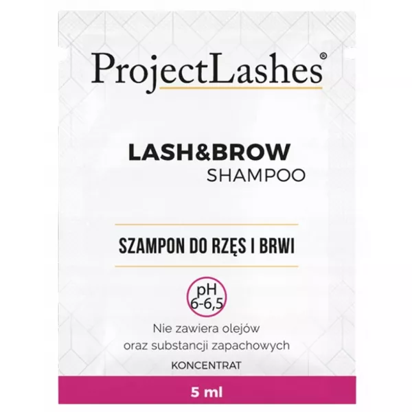 ProjectLashes Szampon Do Rzęs Koncentrat pH 6-6,5 5 ml
