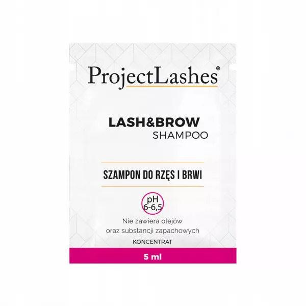 ProjectLashes Szampon Do Rzęs Koncentrat pH 6-6,5 5 ml