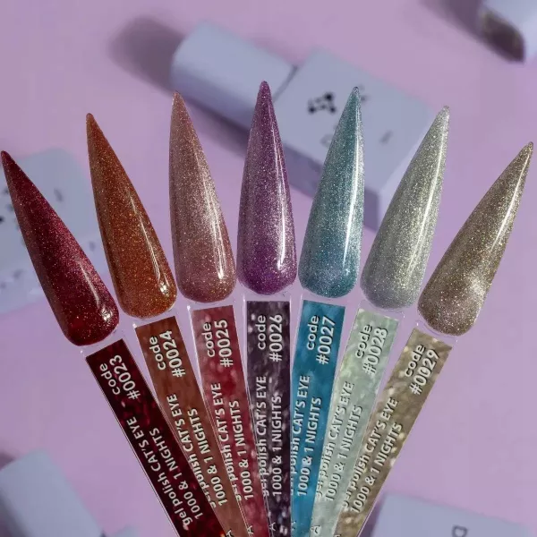 Dnka' Lakier Hybrydowy Cat Eye Flash Color Code #0029 1000&1 Night 12 ml