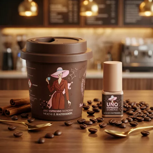 Moemi Klej Do Przedłużania Rzęs Uno Espresso Signora 3 ml