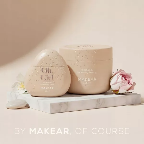 Makear Odżywczy Peeling Cukrowy Do Dłoni i Ciała Oh Girl 200 ml