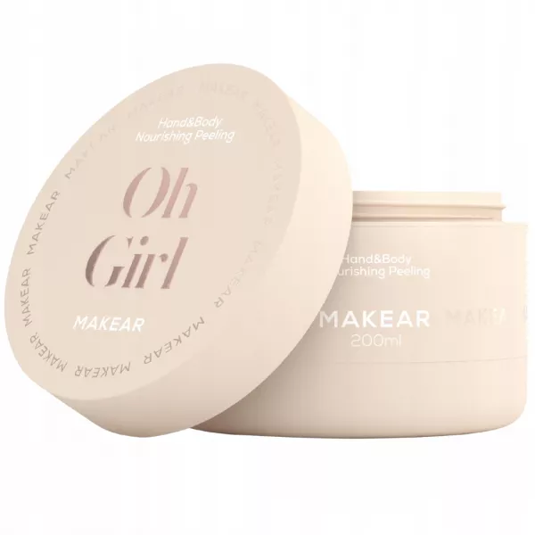 Makear Odżywczy Peeling Cukrowy Do Dłoni i Ciała Oh Girl 200 ml