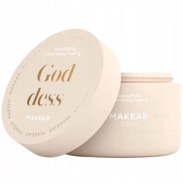 Makear Odżywczy Peeling Cukrowy Do Dłoni i Ciała Goddess 200 ml