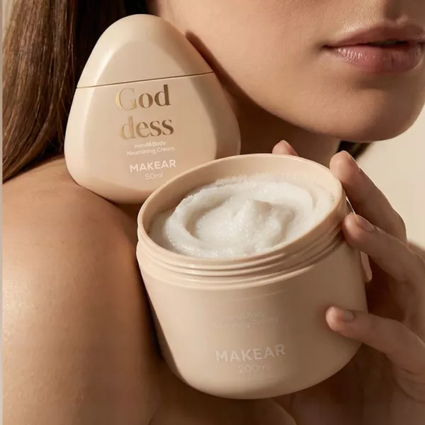 Makear Odżywczy Peeling Cukrowy Do Dłoni i Ciała Goddess 200 ml